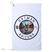 Oatman Arizona Burro In Town Golf Towel thumb 0