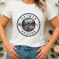 Oatman Arizona Burro In Town Women's T-Shirt thumb 2