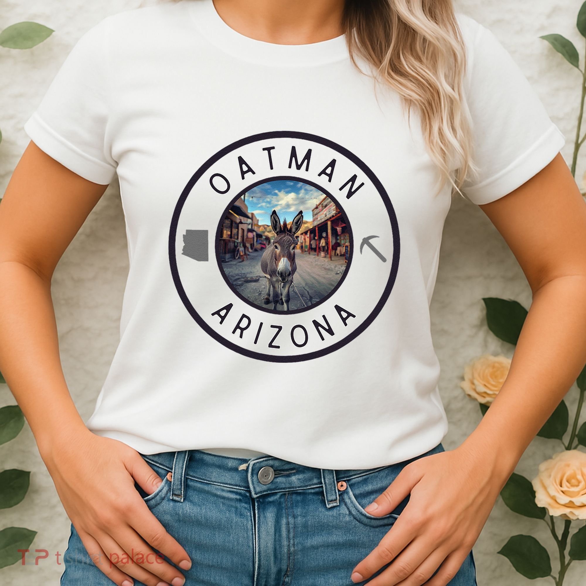 Oatman Arizona Burro In Town Women's T-Shirt