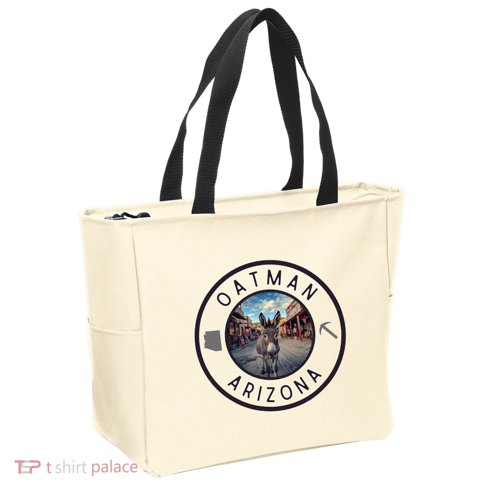 Oatman Arizona Burro In Town Tote Bag