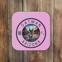 Oatman Arizona Burro In Town Coaster thumb 0