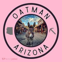 Oatman Arizona Burro In Town Coaster thumb 2
