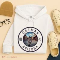 Oatman Arizona Burro In Town Hoodie thumb 4