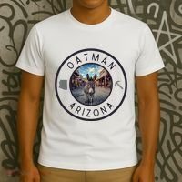 Oatman Arizona Burro In Town T-Shirt thumb 3