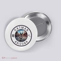 Oatman Arizona Burro In Town Button thumb 0