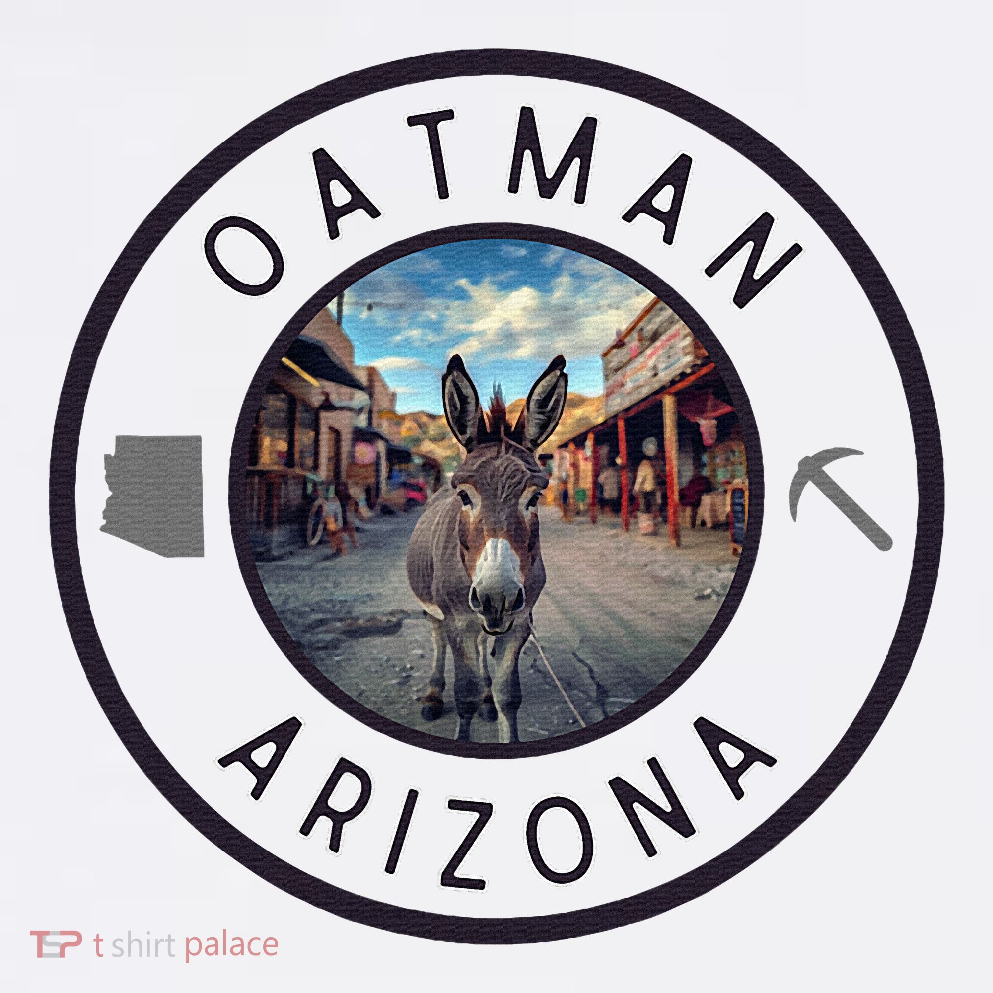 Oatman Arizona Burro In Town Women's Hoodie