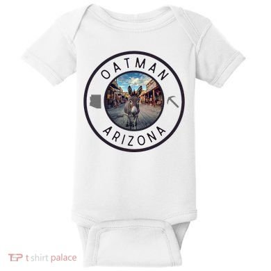Oatman Arizona Burro In Town Baby Bodysuit