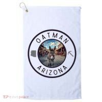 Oatman Arizona Burro In Town Golf Towel thumb 0