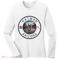 Oatman Arizona Burro In Town Women's Long Sleeve Shirt thumb 0