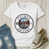 Oatman Arizona Burro In Town Women's T-Shirt thumb 3