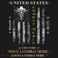 Once A Combat Medic Always A Combat Medic Doggie Tank thumb 4