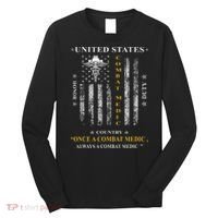 Once A Combat Medic Always A Combat Medic Long Sleeve Shirt thumb 0