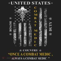 Once A Combat Medic Always A Combat Medic Golf Towel thumb 3