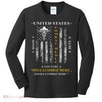 Once A Combat Medic Always A Combat Medic Kids Long Sleeve Shirt thumb 0