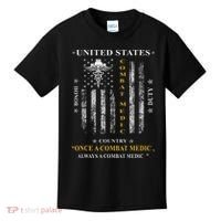 Once A Combat Medic Always A Combat Medic Kids T-Shirt thumb 0