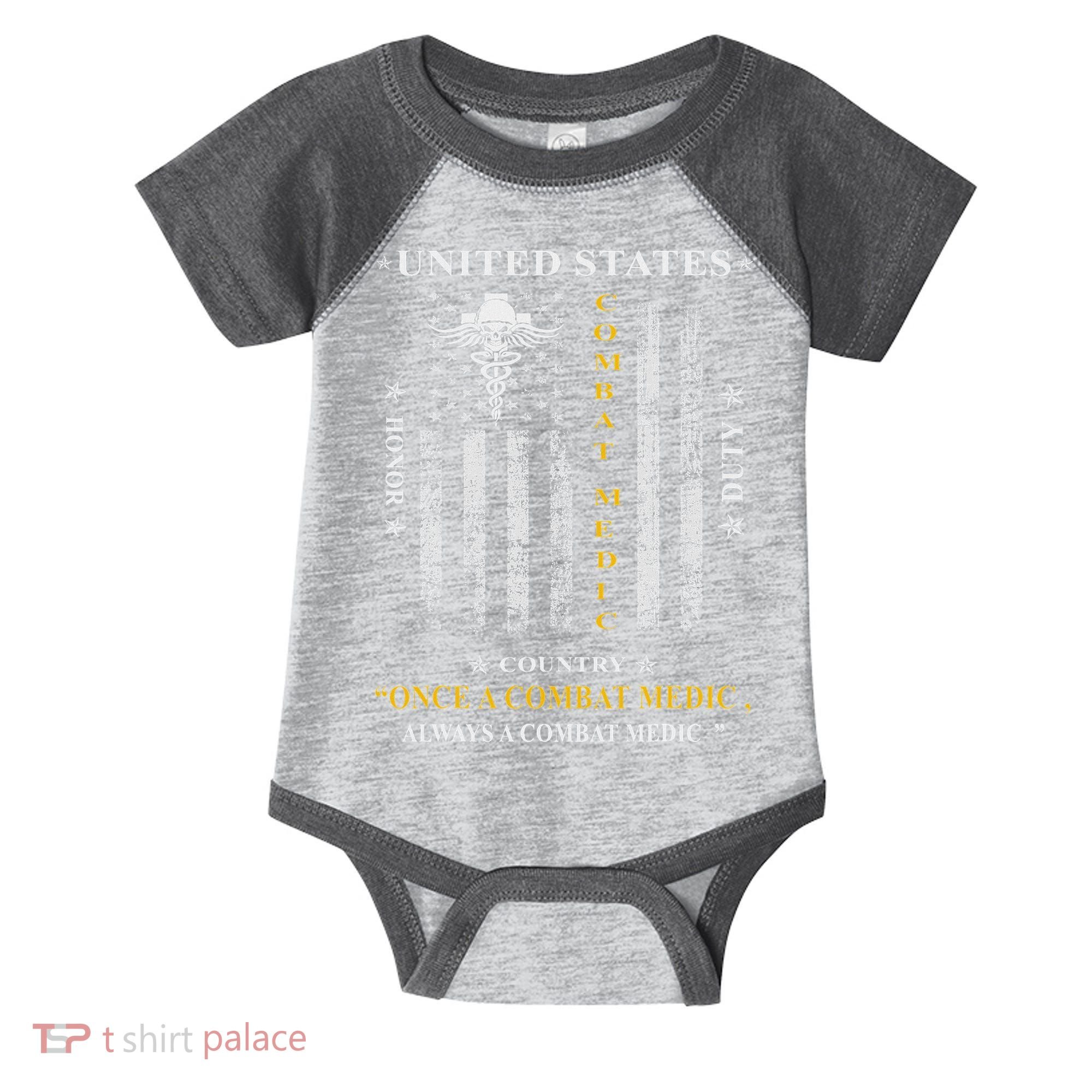 Once A Combat Medic Always A Combat Medic Infant Baby Jersey Bodysuit