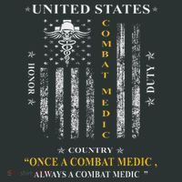 Once A Combat Medic Always A Combat Medic Infant Baby Jersey Bodysuit thumb 2