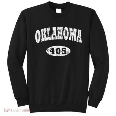 Oklahoma Area Code 405 Ok Sweatshirt