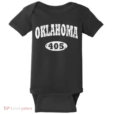 Oklahoma Area Code 405 Ok Baby Bodysuit