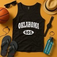 Oklahoma Area Code 405 Ok Tank Top thumb 4