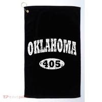 Oklahoma Area Code 405 Ok Golf Towel thumb 0