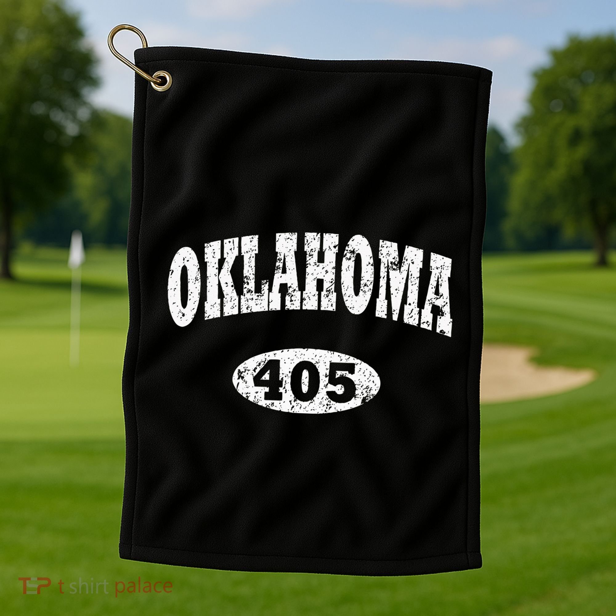 Oklahoma Area Code 405 Ok Golf Towel