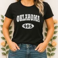 Oklahoma Area Code 405 Ok Women's T-Shirt thumb 2
