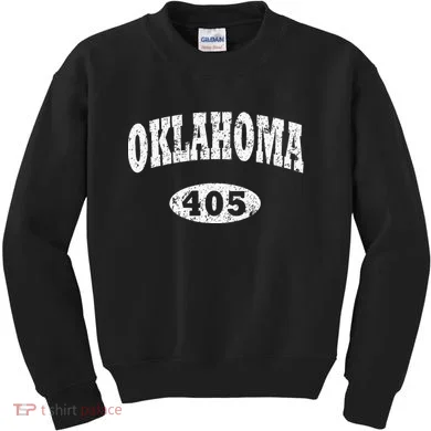 Oklahoma Area Code 405 Ok Kids Sweatshirt