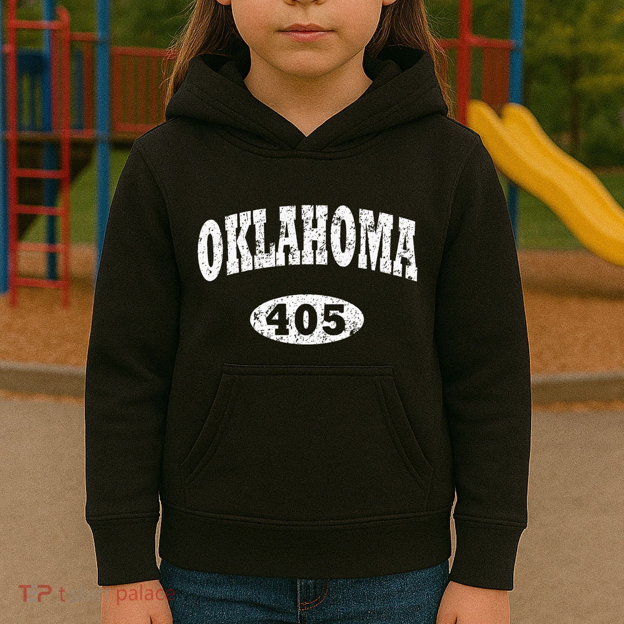 Oklahoma Area Code 405 Ok Kids Hoodie