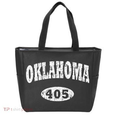 Oklahoma Area Code 405 Ok Tote Bag