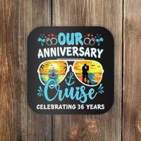 Our Anniversary Cruise Celebrating 36 Year Couples Trip Coaster thumb 0