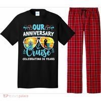 Our Anniversary Cruise Celebrating 36 Year Couples Trip Pajama Set thumb 0