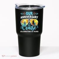Our Anniversary Cruise Celebrating 36 Year Couples Trip Tumbler thumb 0