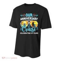 Our Anniversary Cruise Celebrating 36 Year Couples Trip Youth Performance Sprint T-Shirt thumb 0
