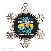 Our Anniversary Cruise Celebrating 36 Year Couples Trip Ornament thumb 0