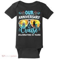 Our Anniversary Cruise Celebrating 36 Year Couples Trip Baby Bodysuit thumb 0