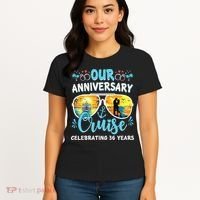 Our Anniversary Cruise Celebrating 36 Year Couples Trip Women's T-Shirt thumb 4