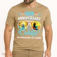 Our Anniversary Cruise Celebrating 36 Year Couples Trip Cooling Performance Crew T-Shirt thumb 2