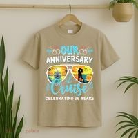 Our Anniversary Cruise Celebrating 36 Year Couples Trip T-Shirt thumb 2