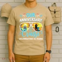 Our Anniversary Cruise Celebrating 36 Year Couples Trip T-Shirt thumb 6