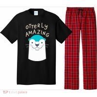 Otterly Amazing Cute Funny Pajama Set thumb 0