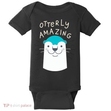 Otterly Amazing Cute Funny Baby Bodysuit