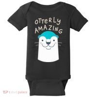 Otterly Amazing Cute Funny Baby Bodysuit thumb 0