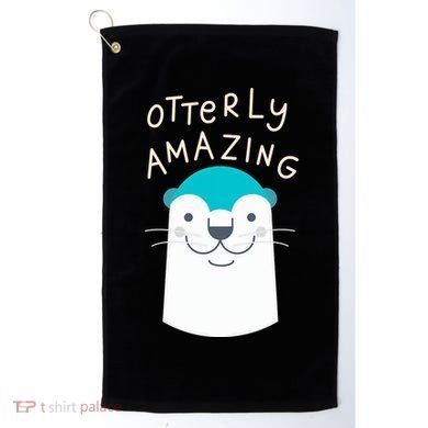 Otterly Amazing Cute Funny Golf Towel