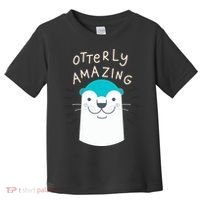 Otterly Amazing Cute Funny Toddler T-Shirt thumb 0