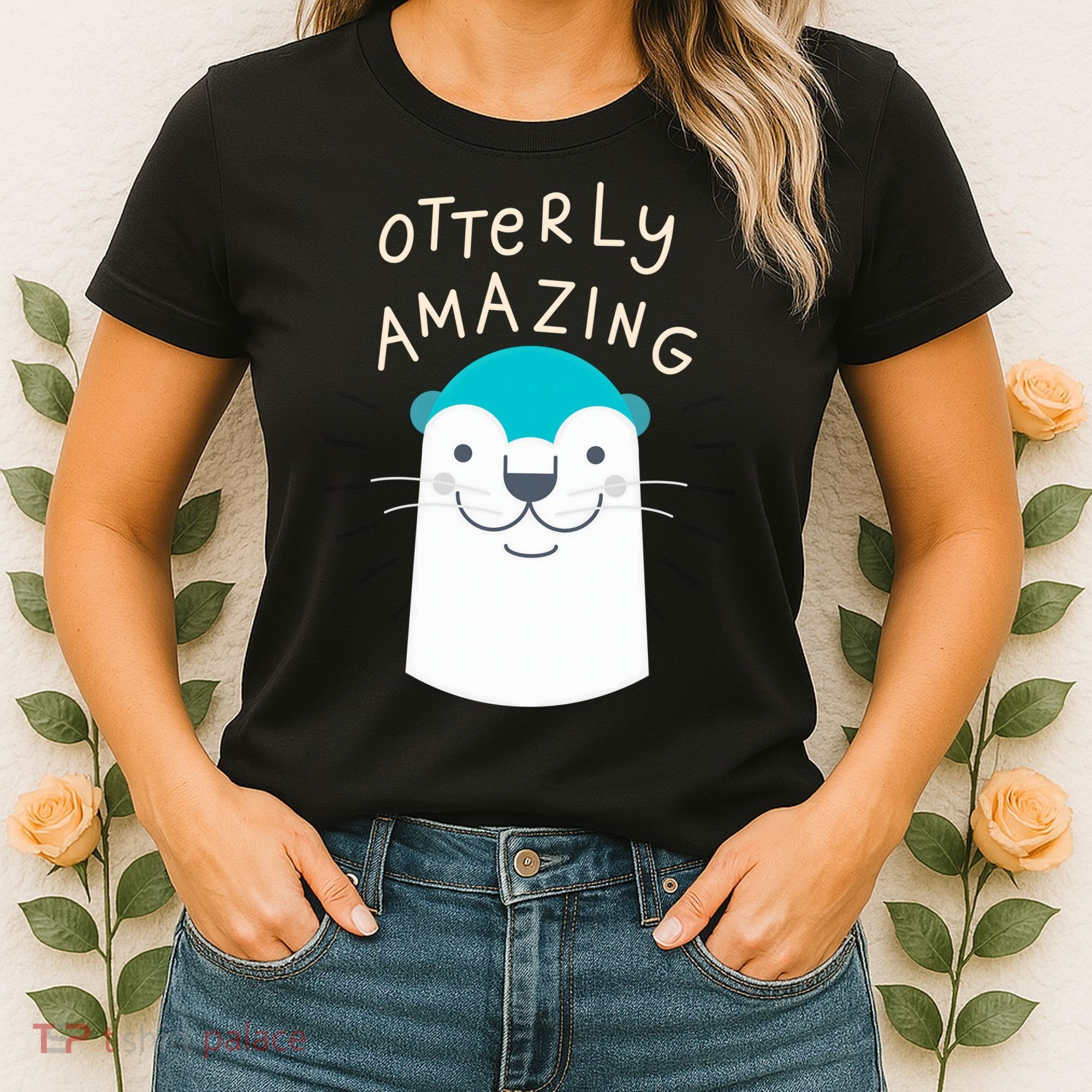 Otterly Amazing Cute Funny Women's T-Shirt