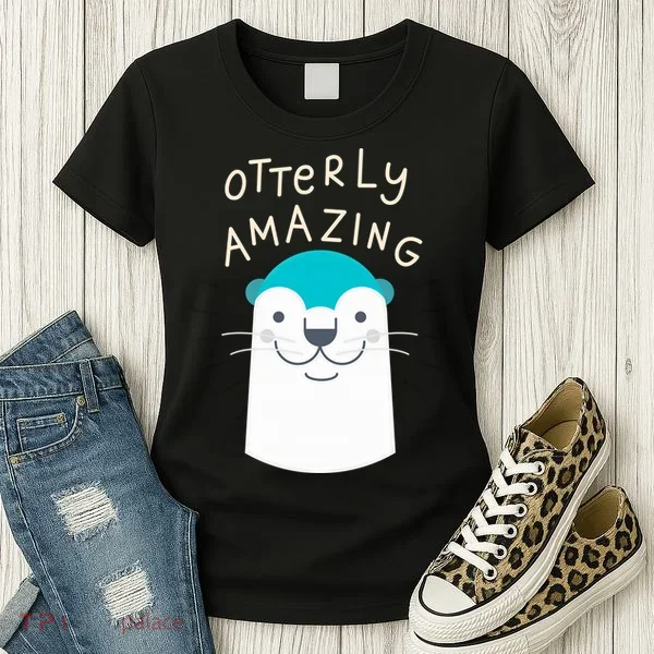 Otterly Amazing Cute Funny Women's T-Shirt