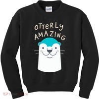 Otterly Amazing Cute Funny Kids Sweatshirt thumb 0
