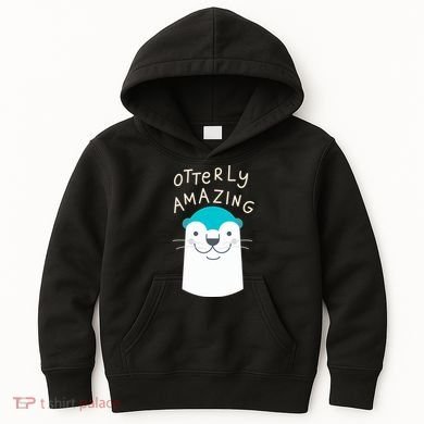 Otterly Amazing Cute Funny Kids Hoodie