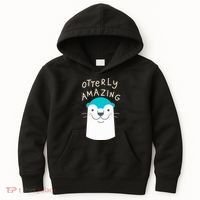 Otterly Amazing Cute Funny Kids Hoodie thumb 0